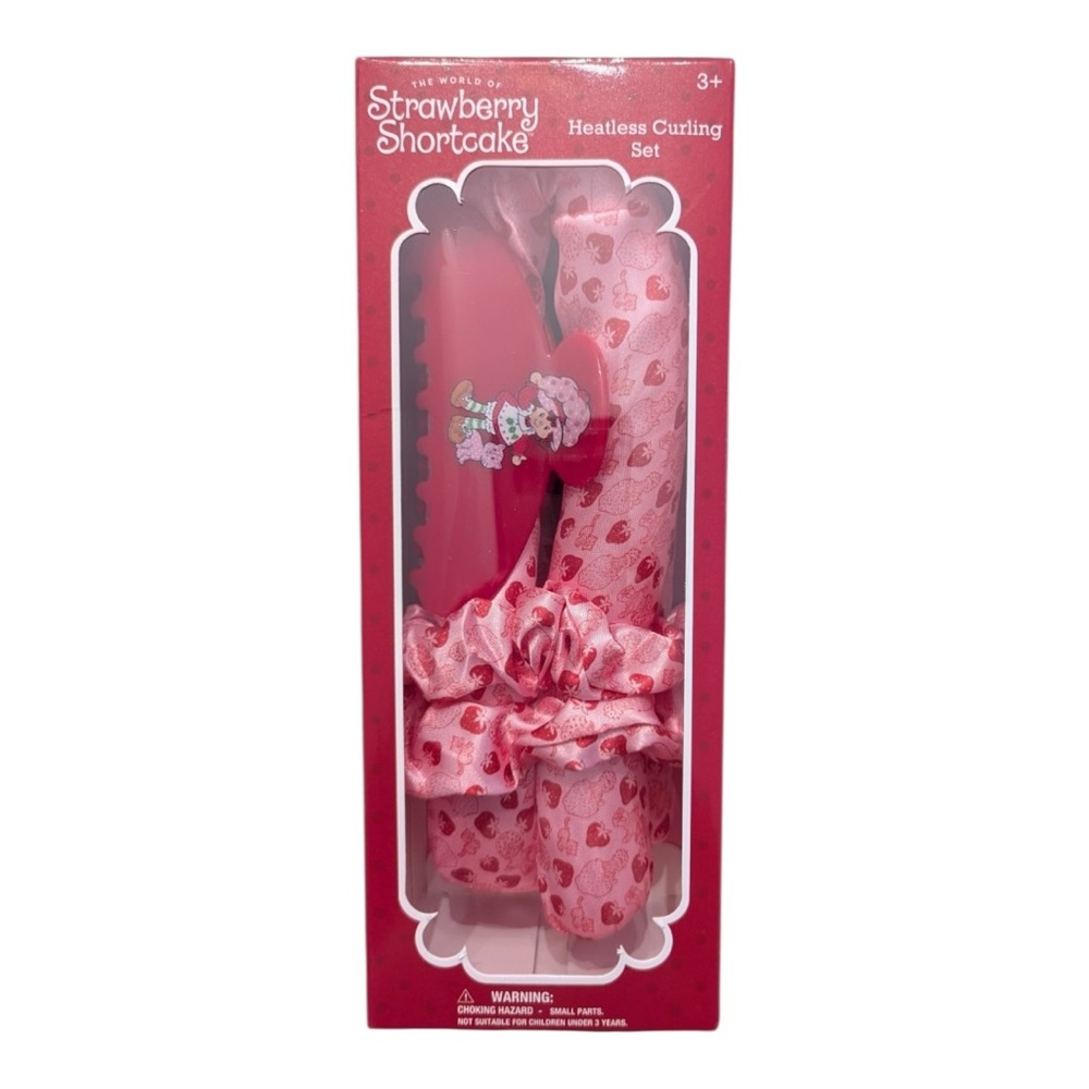 Strawberry Shortcake Heatless Hair Curling Set 🍓